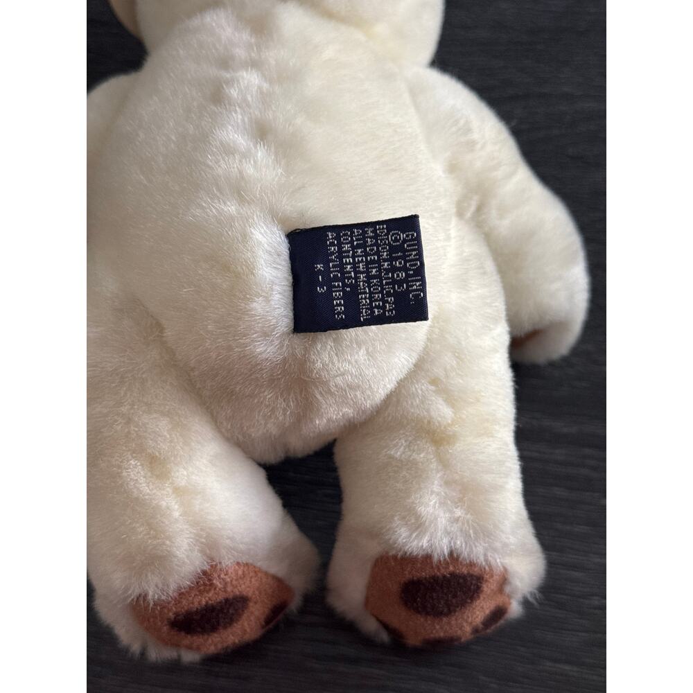 New With‎ Tags Vintage GUND 1983 Cream Ivory Color Teddy Bear Fully Jointed - Picture 8 of 10